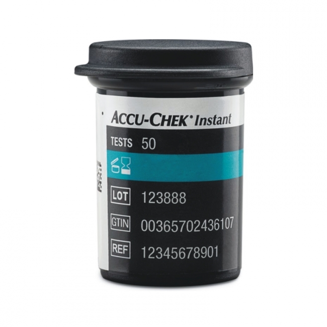Blutzuckerteststreifen Accu-Chek Instant (50 Stück) 